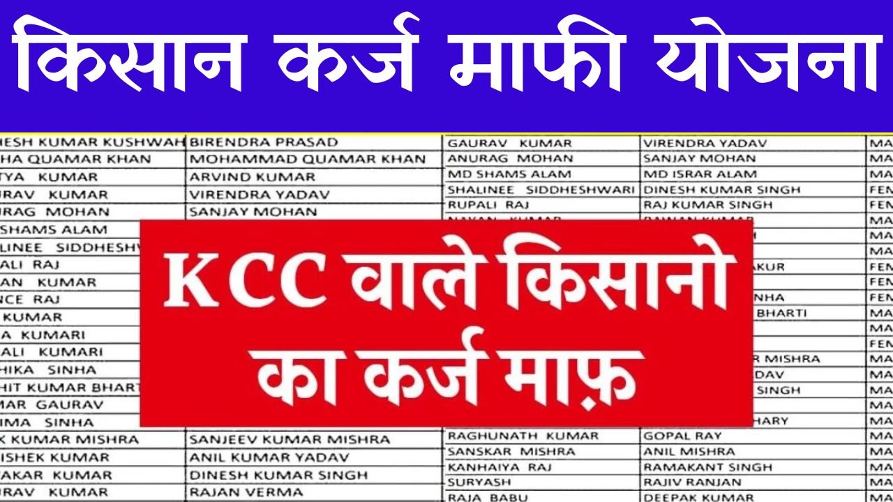 Kisan Karj Mafi Yojana: KCC वाले किसानों का हो रहा कर्ज माफ़, ऐसे चेक करे लिस्ट में नाम