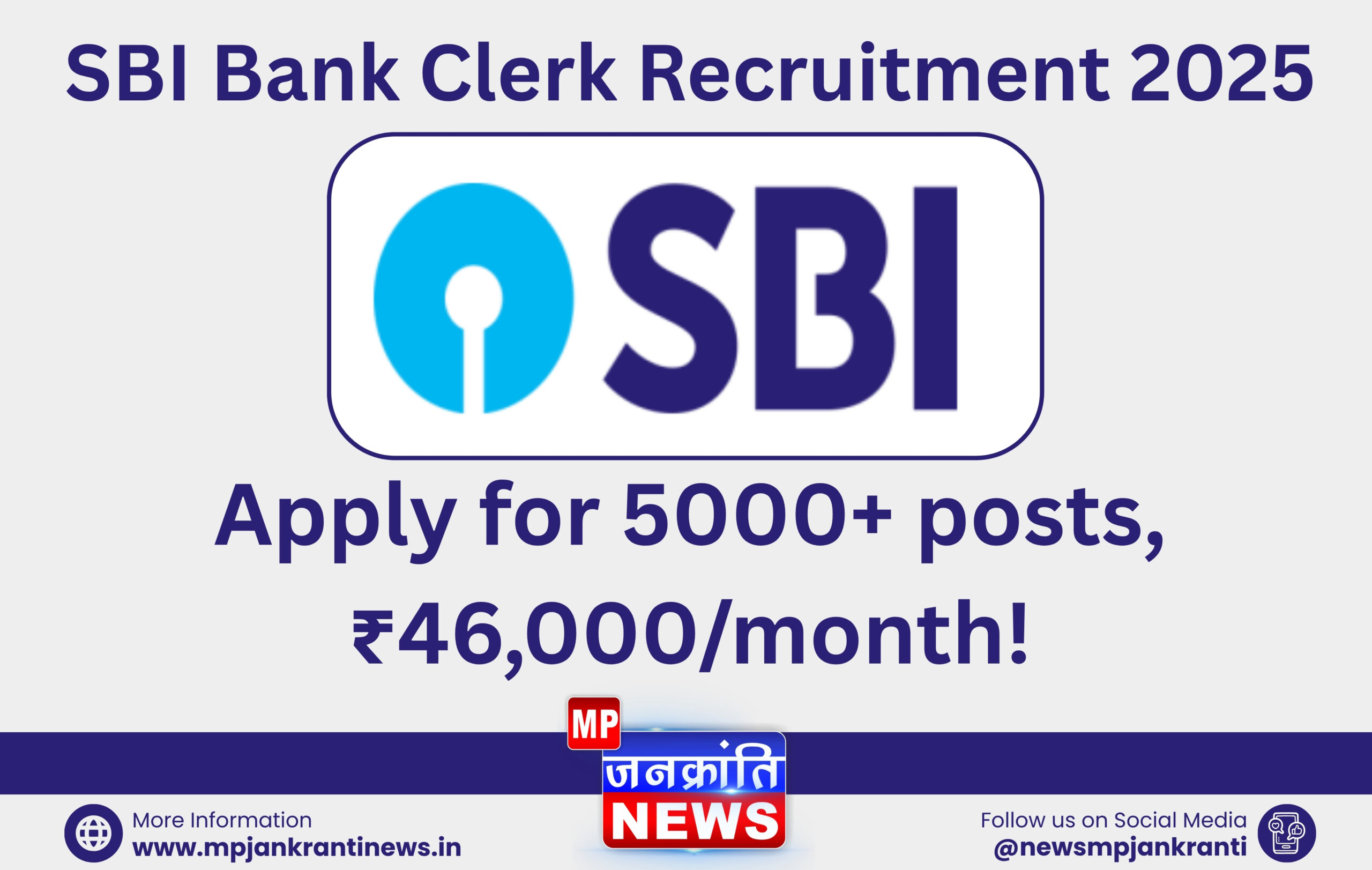 SBI Bank Clerk Recruitment 2025—Young candidates preparing for clerical exam