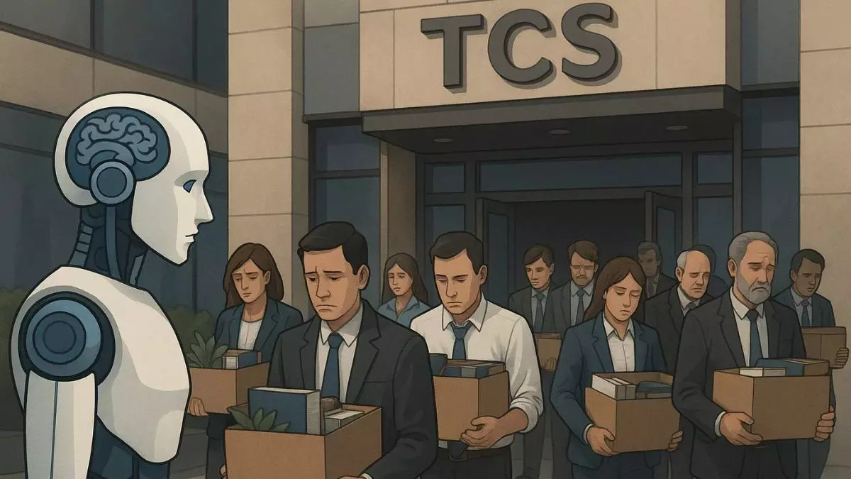 TCS layoffs 2025: Indian IT Sector, AI और Job Loss Reality