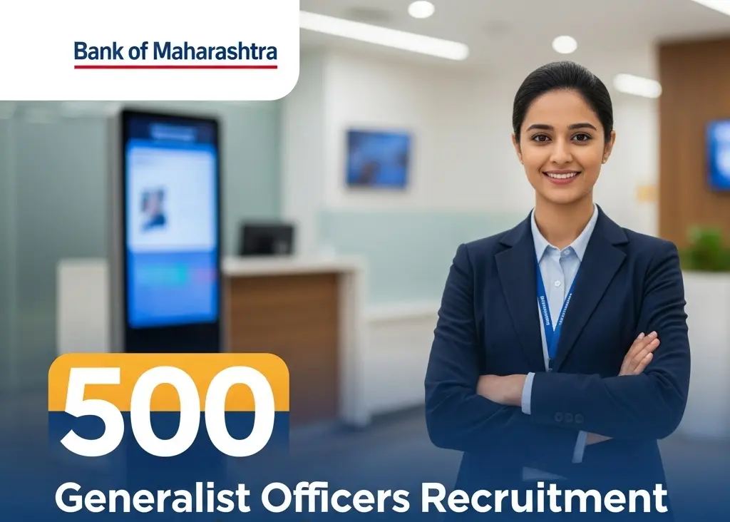 Bank of Maharashtra job opening for Generalist Officers